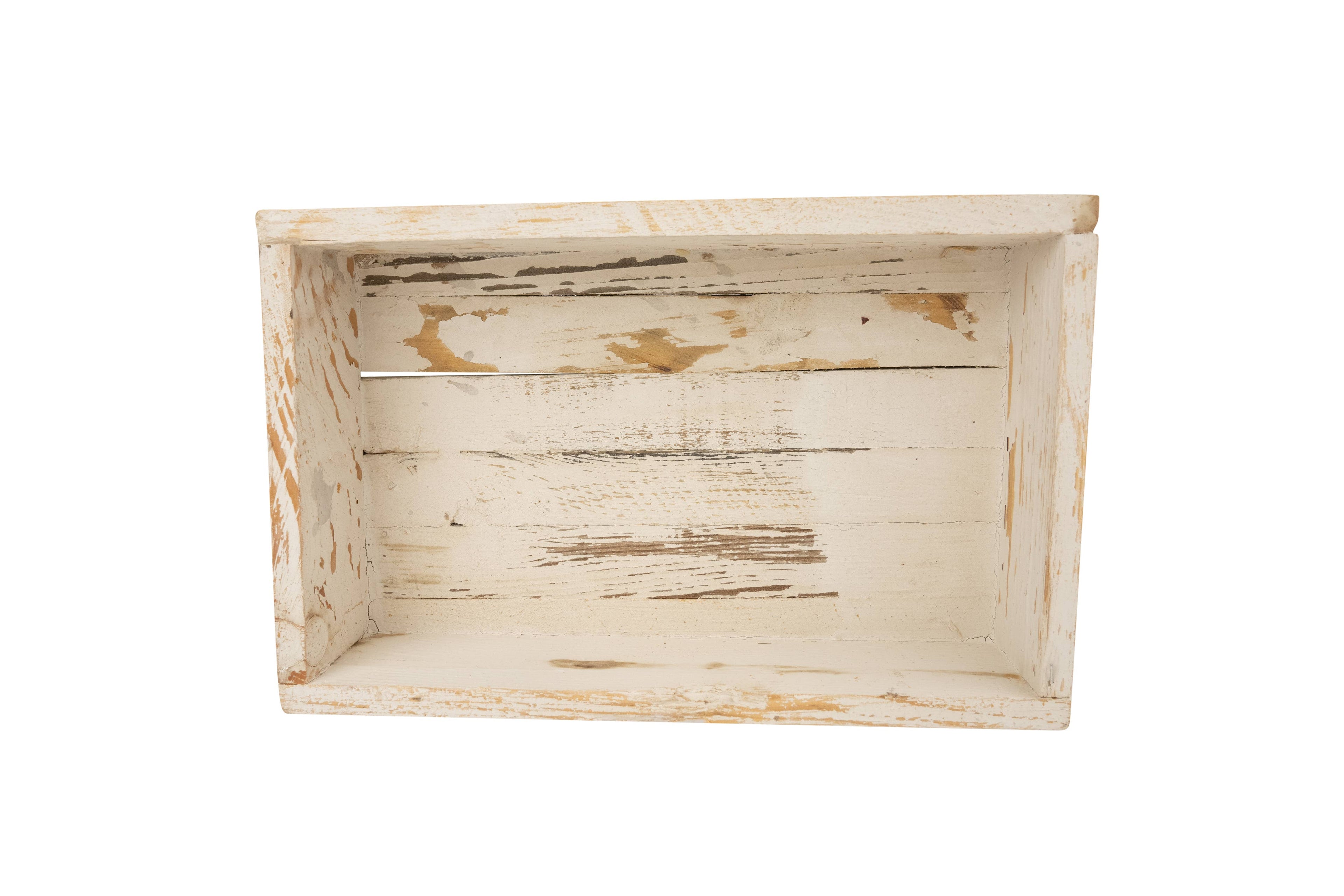 Temple Garden Planter Set of 2-Farmhouse Trays- White