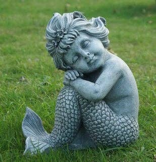 Sitting Mermaid Statue