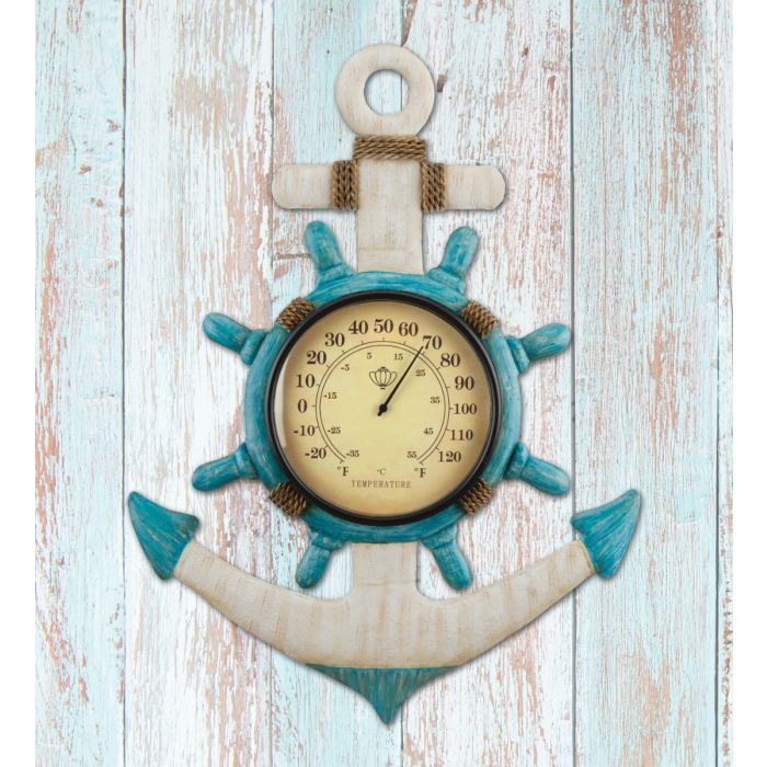 Anchor Thermometer Wall Decor