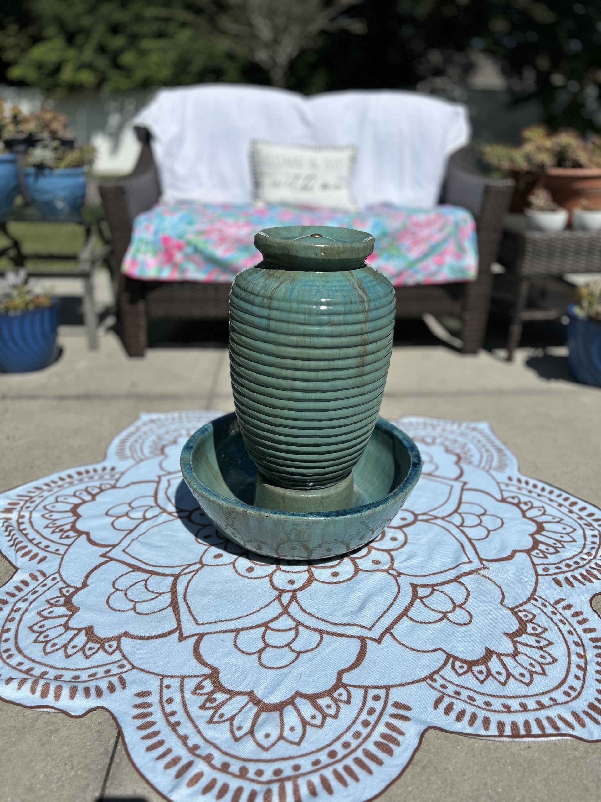 Beehive Fountain - Emerald Spring