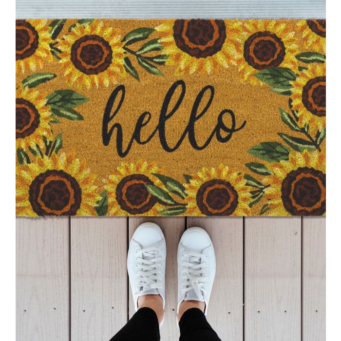 Sunflower Doormat