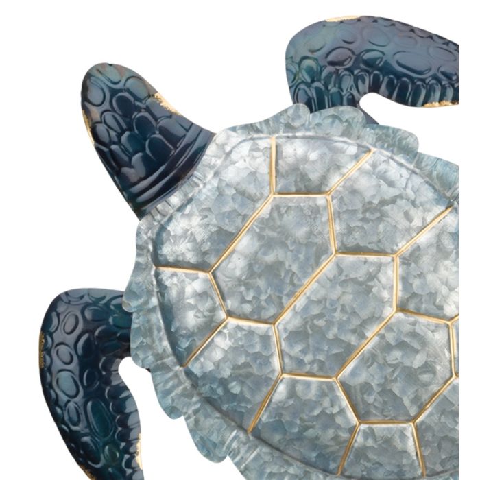 Galvanized Sea Turtle Wall Decor
