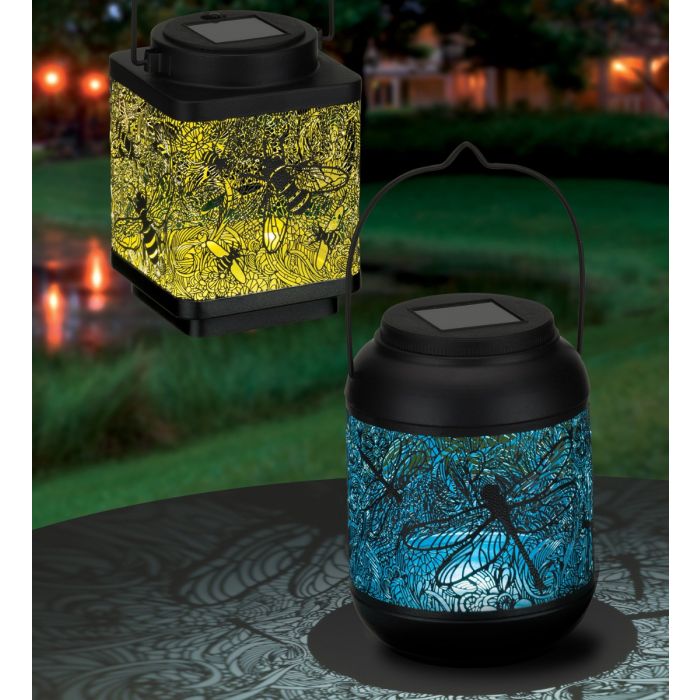 Small Dragonfly Solar Shadow Lantern