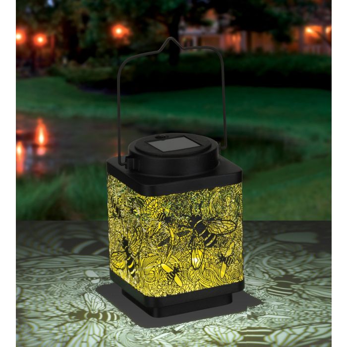 Bee Solar Shadow Lantern - Large