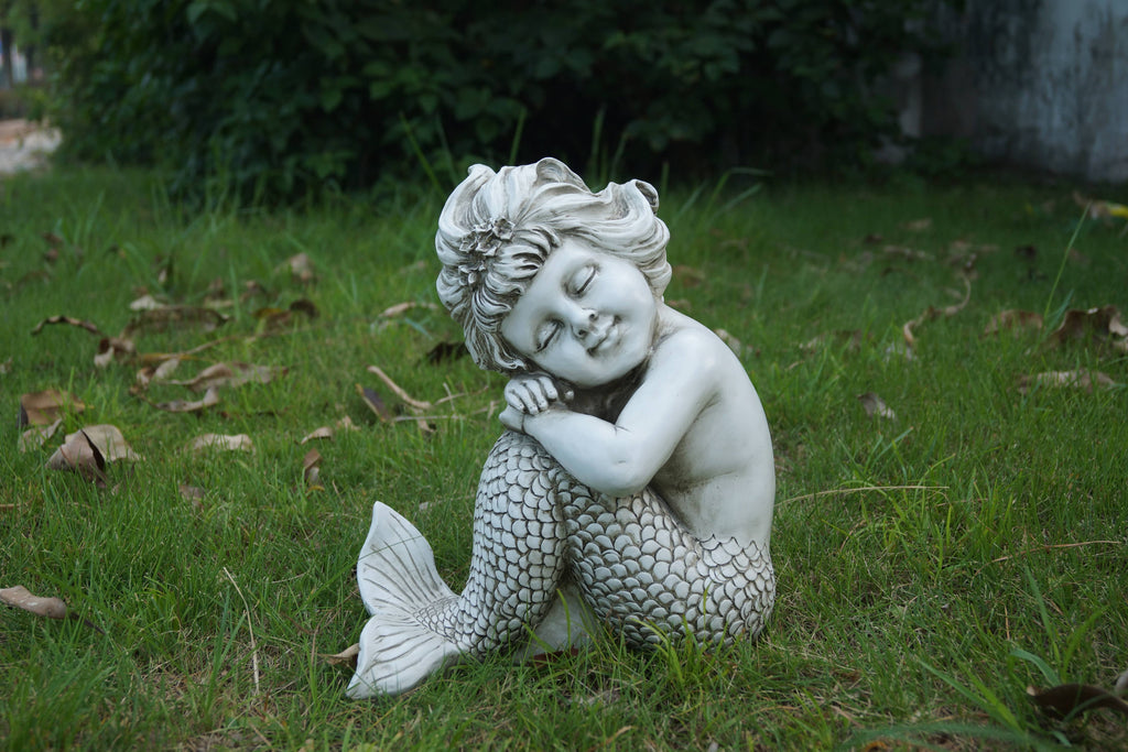 Sitting Mermaid Statue